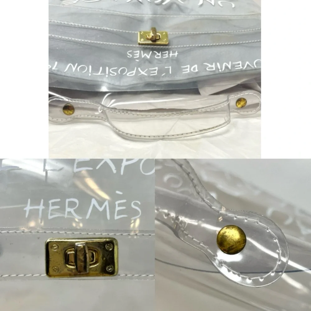 Hermes Clear Vinyl Kelly 40 Bag from 1997 Expo - Picture 10 of 14